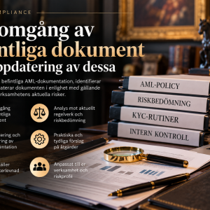 Genomgång av befintliga AML dokument auktionshus