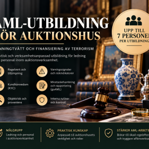 Penningtvättsutbildning Auktionshus