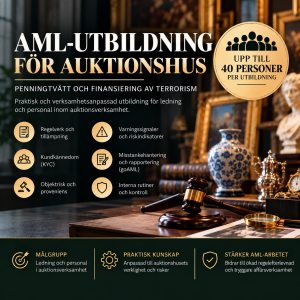Utbildning AML akuktionshus